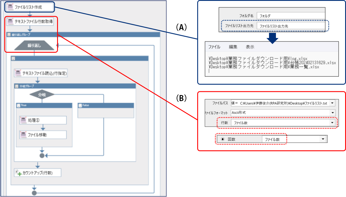 ファイル数を取得する